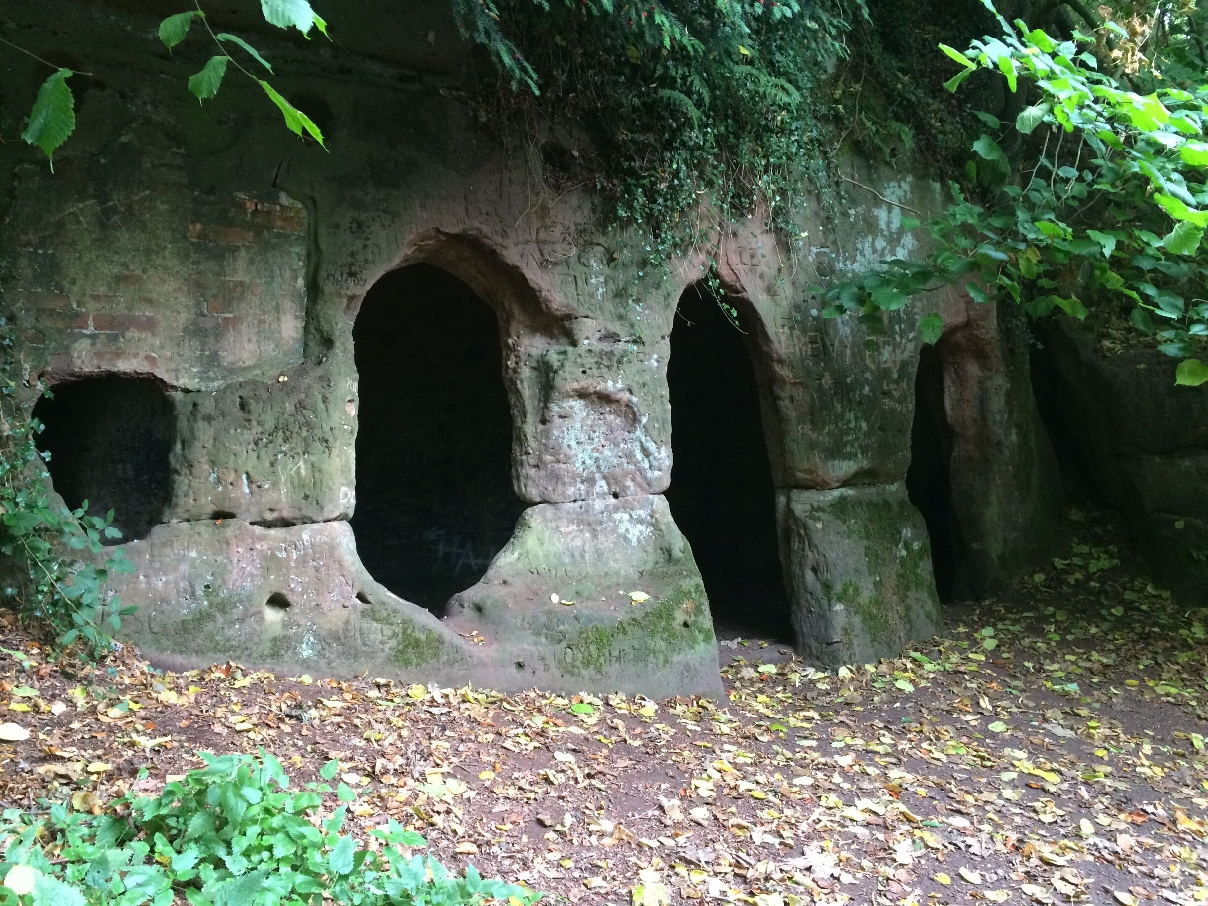 the hermitage, around 1130 AD..great little place in woods at dale Abby 