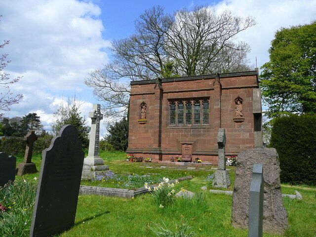 Mausoleum in St. Matthew's churchyard. A sandstone memorial to the Bateman family. See 866053.