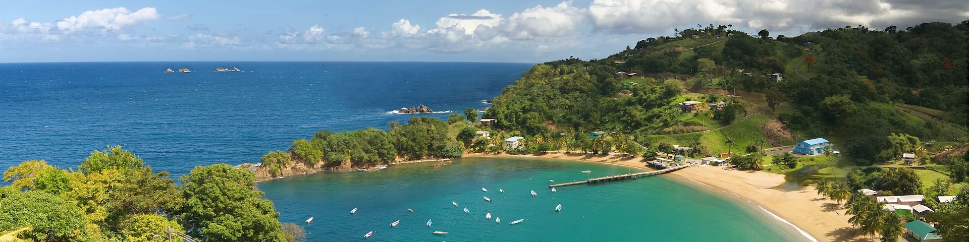 Parlatuvier bay - Caribbean sea - West indies - Antilles - Tobago