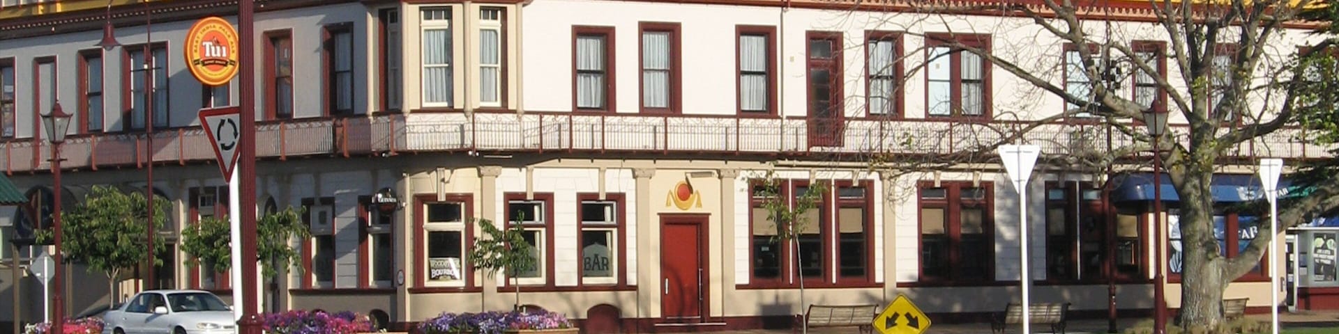 Manawatu-Wanganui das einen Stadt, Hotel und historische Architektur
