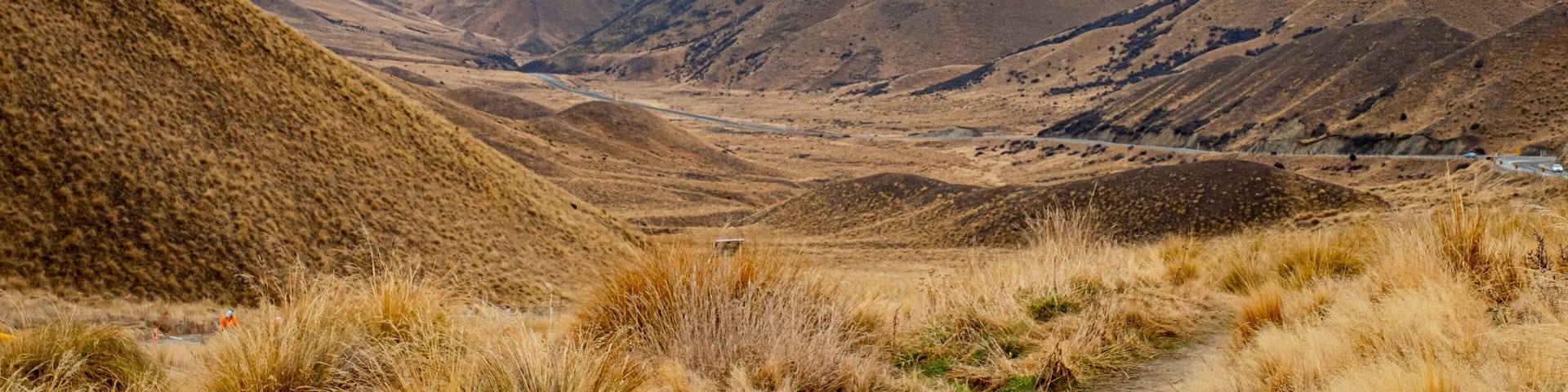 Lindis Valley which includes tranquil scenes, landscape views and mountains