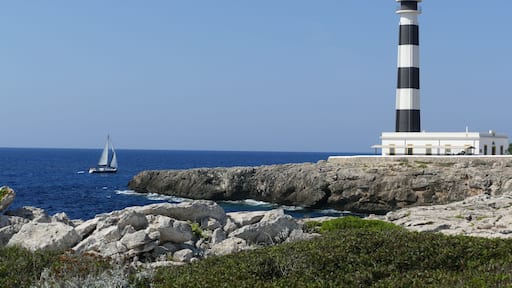 The lighthouse at the SW corner of Menorca has an expensive restaurant ideal for the Menorcan sunsets but we preferred taking shots of the very photogenic location