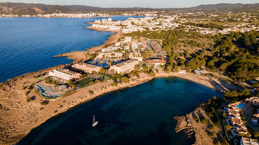 Port des Torrent beach in Ibiza, Spain