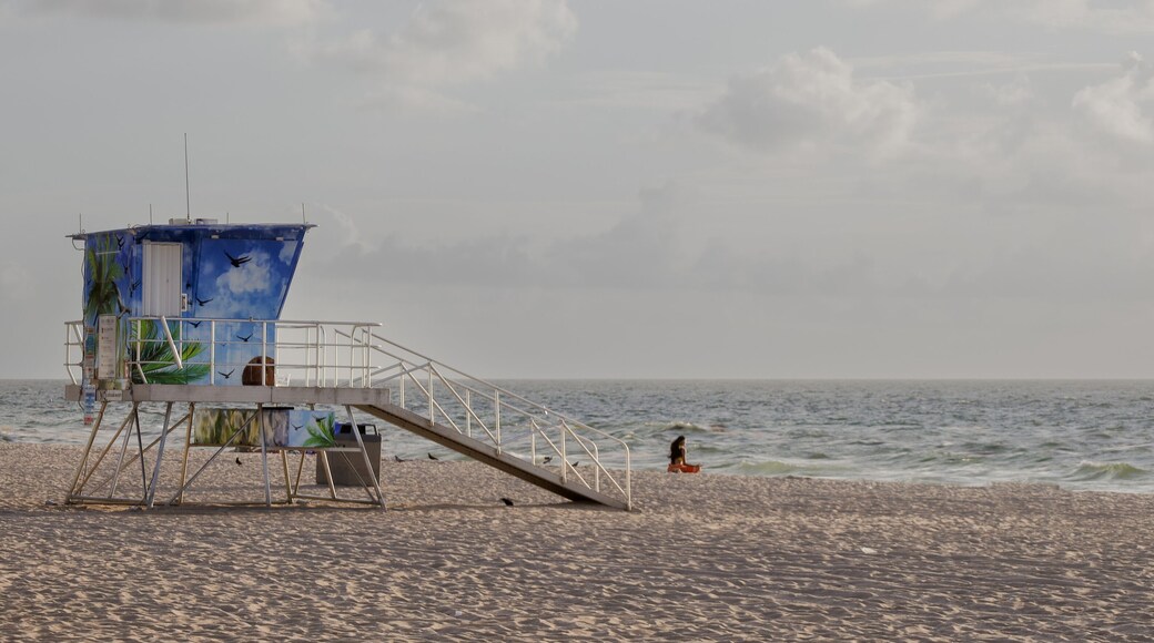 Lifeguard looking out at the Ocean. Fort Lauderdale Ocean Rescue is committed to helping you have a safe and enjoyable visit at our world-famous beach.