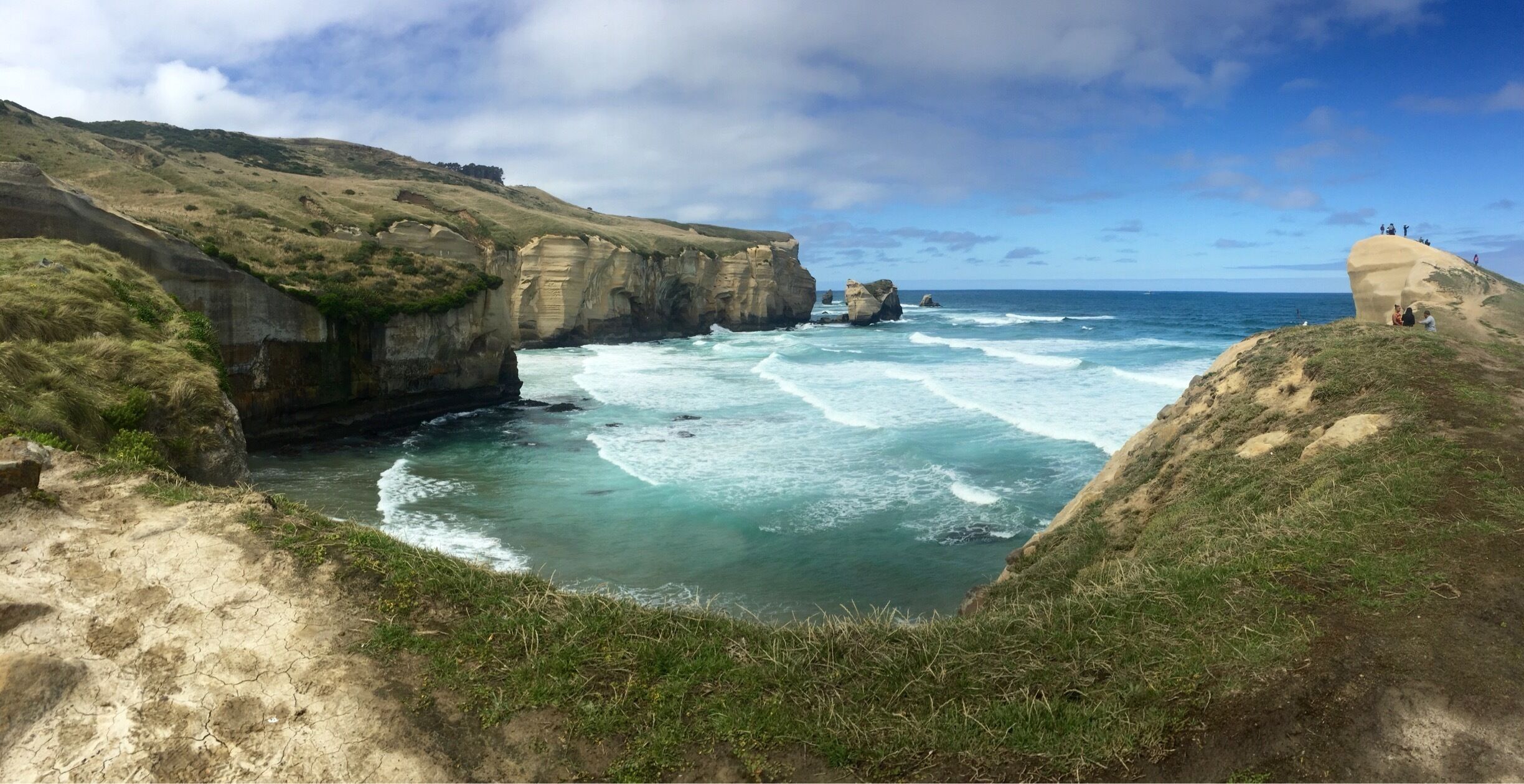 This was probably my favorite ocean view issue in New Zealand. Stunning! Do NOT miss!!!
It isn't a super long hike but it is pretty steep. 