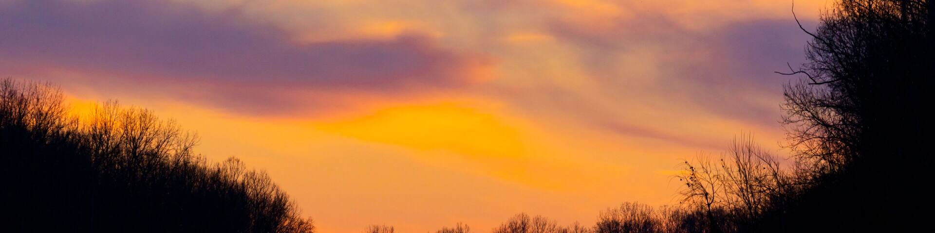 Sunset on the Missouri River