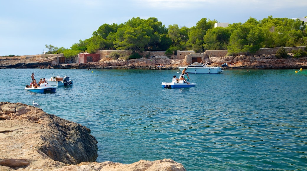 Cala Gració bevat ruige kustlijn, landschappen en varen