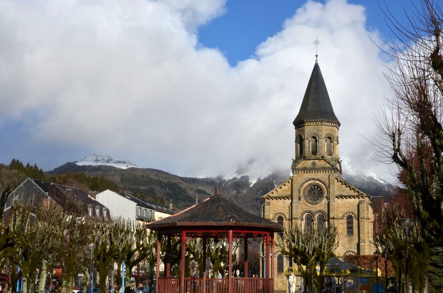 Station de la Bourboule, Auvergne, France