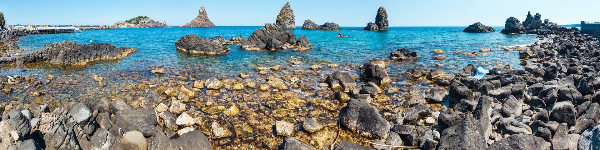 Aci Trezza Faraglioni, Sicily coast