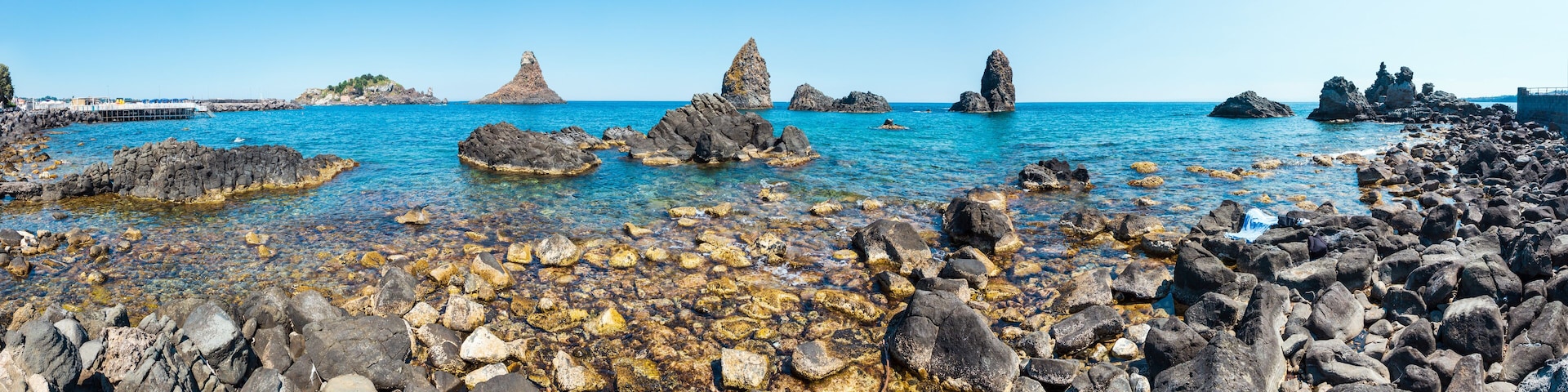 Aci Trezza Faraglioni, Sicily coast