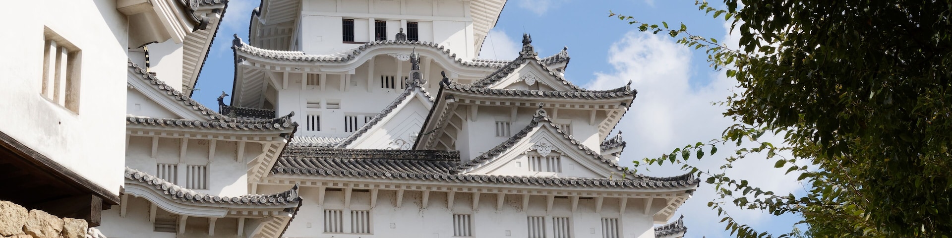 Himeji Castle, partial view from the interior of the fortifications