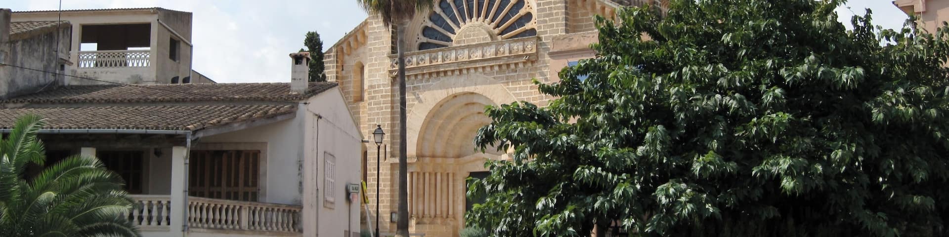 Kirche Sant Miquel in Son CarriĂł, Mallorca, Spanien