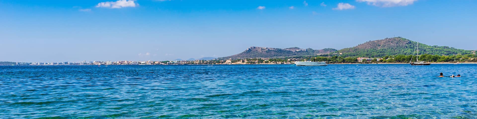 Strand Sand Meer Wellen Ufer Spanien Küste Mallorca