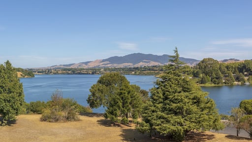 Karapiro lake panorama, Waikato, New Zealand