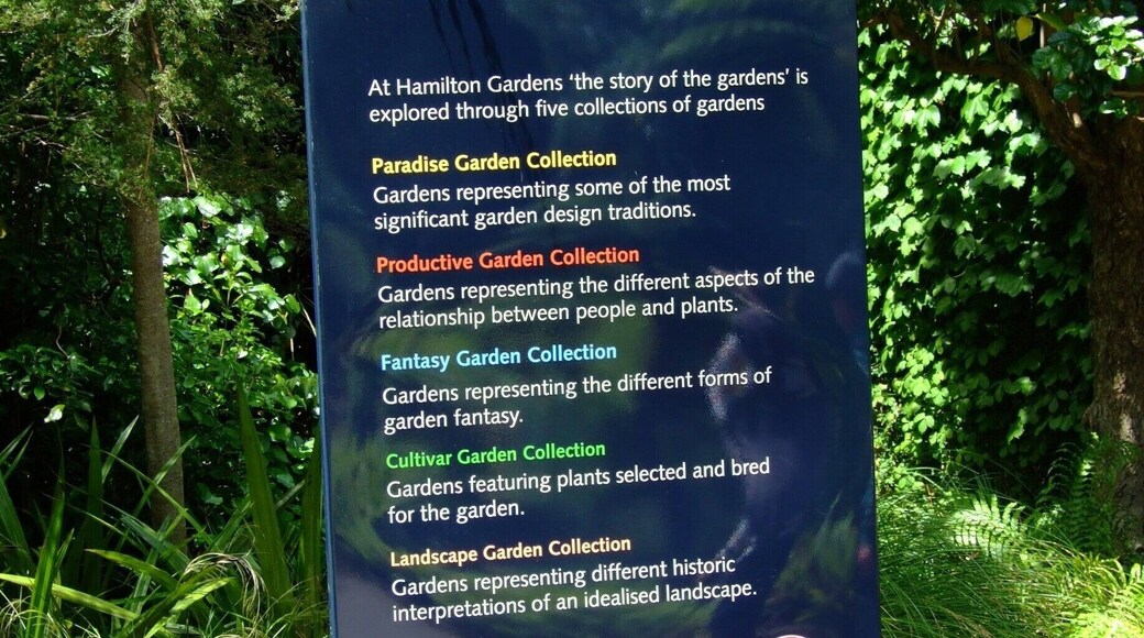 Hamilton Gardens is a conceptual garden based in the Waikato that explores the context, history and meaning of gardens through time, and from around the world. It is internationally recognised for its unique concept and is the Waikato region's most popular tourist destination.
Hamilton Gardens is a public garden in the south of Hamilton owned and managed by Hamilton City Council in New Zealand.
Hamilton Gardens is located between the bank of the Waikato River and State Highway 1.
