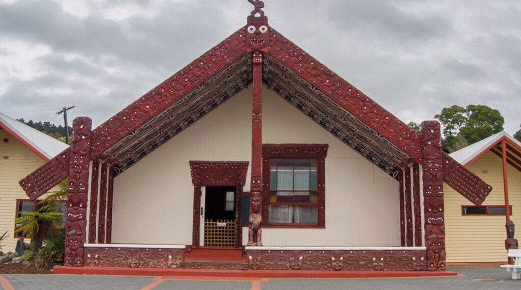 Traditional Maori Meeting House.