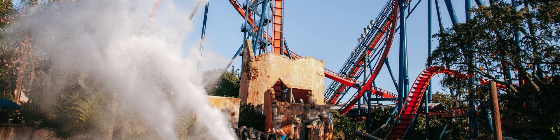 Busch Gardens Tampa Bay featuring rides