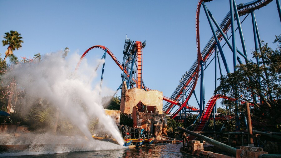 Busch Gardens Tampa Bay featuring rides