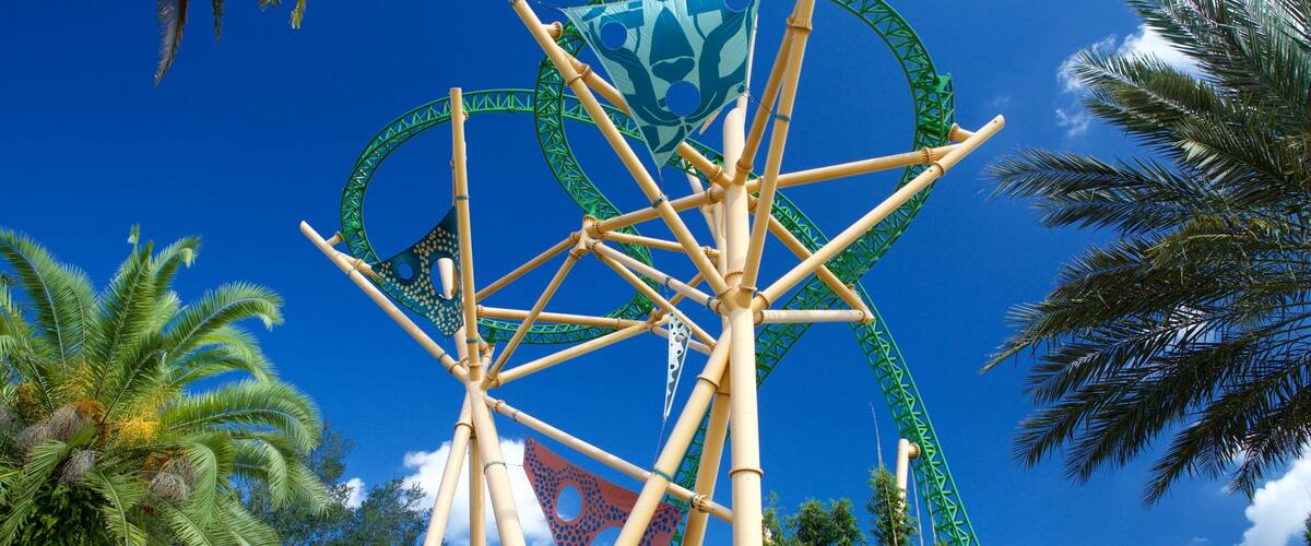 Busch Gardens Tampa Bay which includes rides