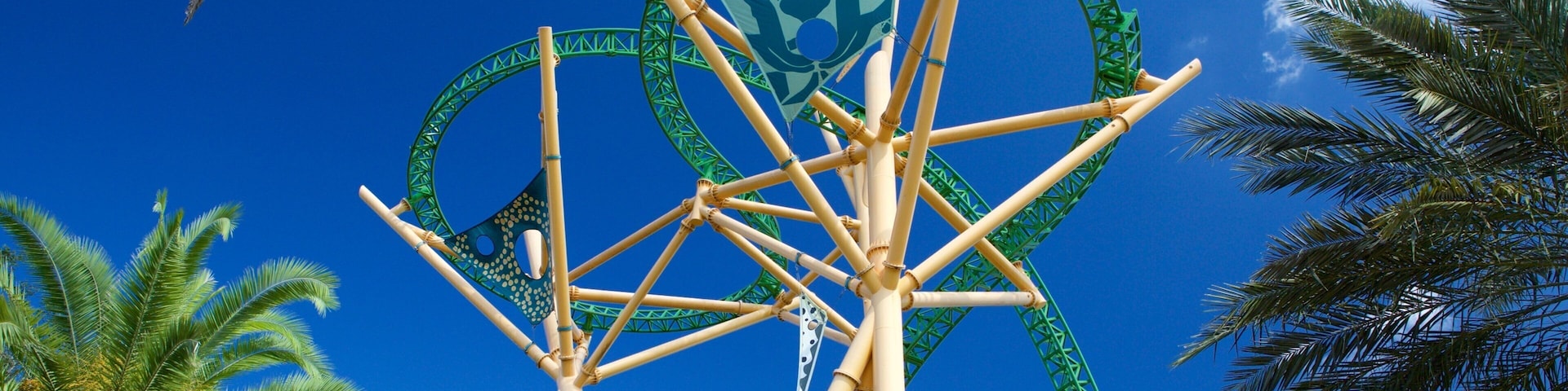 Busch Gardens Tampa Bay which includes rides