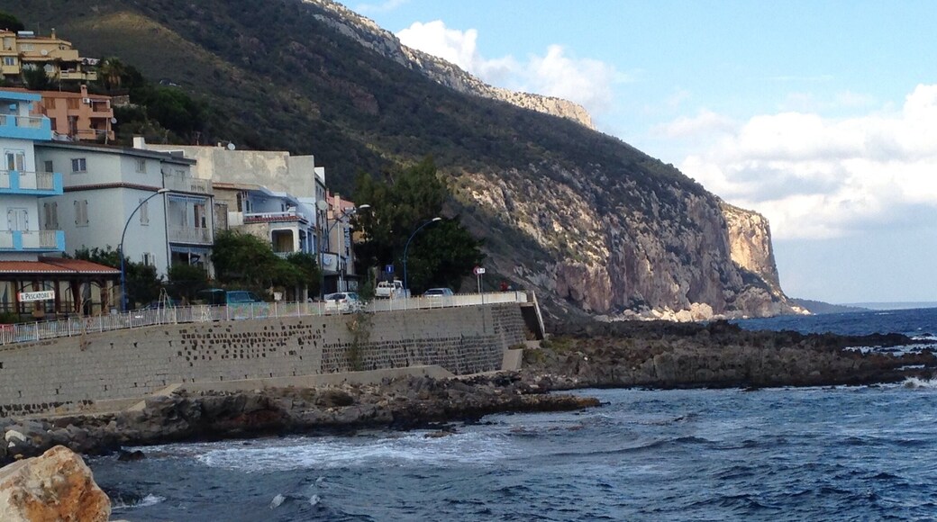 The waterfront at Cala Gonone.
