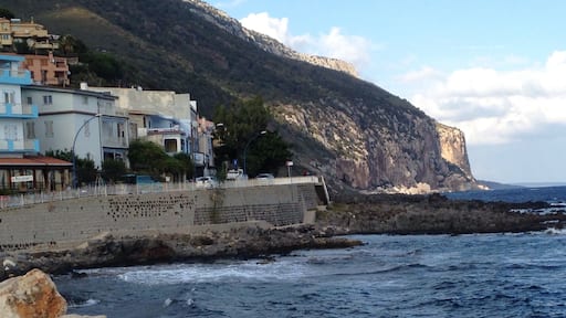 The waterfront at Cala Gonone.