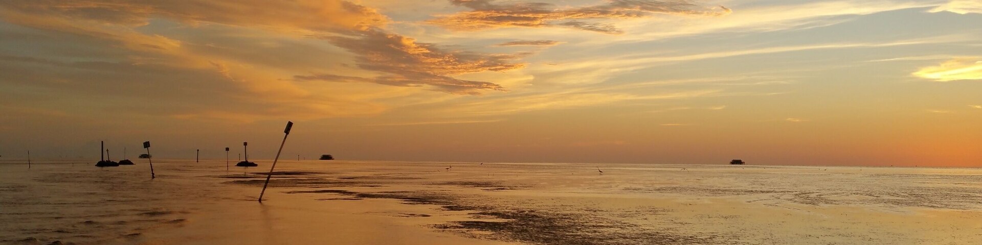 Low tide sunset over the #GulfofMexico