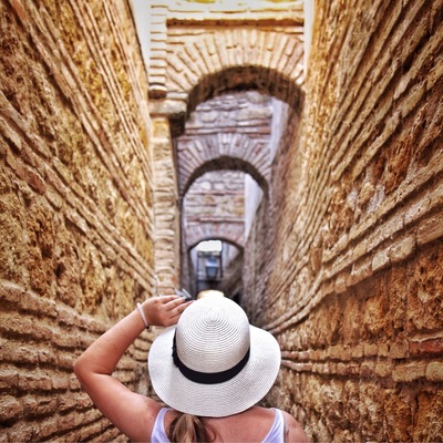 A beautiful narrow medieval street in Córdoba, you can only enter it from la casa de las cabezas so be sure to visit!