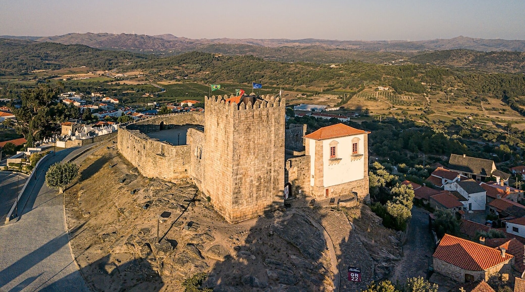 Belmonte Castle is a medieval castle in the village of Belmonte, Castelo Branco Portugal. It is located on a hill on the left bank of the Zezere River, in the Serra da Estrela region. The castle's alcaldes were members of the Cabral family, from which Brazil's discoverer Pedro Alvarez Cabral came from.