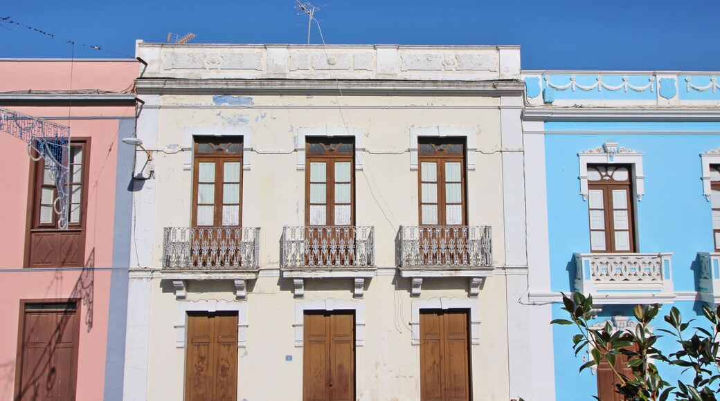 Casas tradicionales en Los Realejos, Tenerife, España