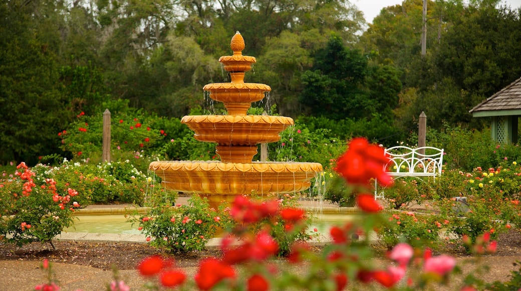 Central Florida which includes a garden, a fountain and flowers