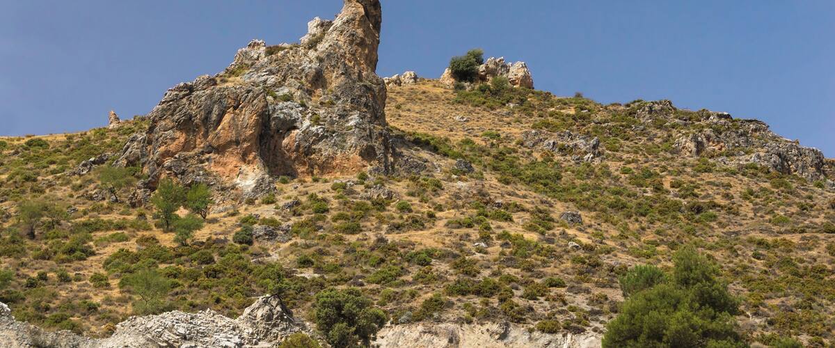 Rocks in the Sierra Nevada, Andalusia, Spain.