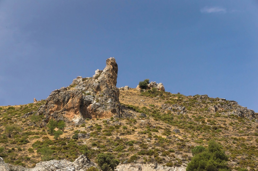Rocks in the Sierra Nevada, Andalusia, Spain.
