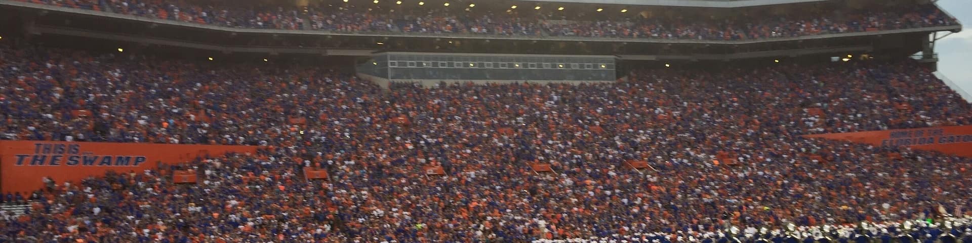 At the Gators home opener with 90,000 of my closest friends. A football game at Florida Field is an incredible experience. Energy not to be missed. This is probably one of the greatest stadiums in college football.