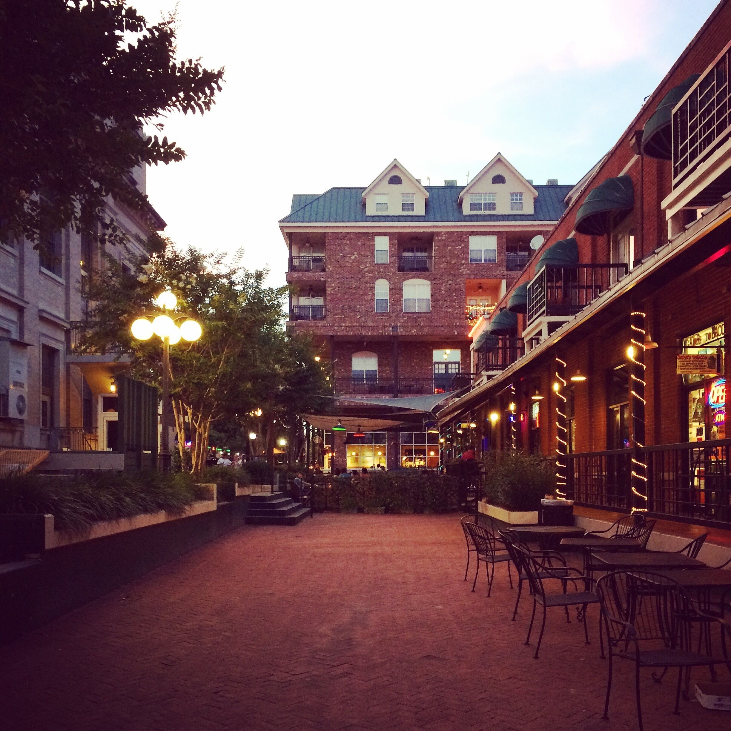 Gainesville, Florida at dusk, in the summertime. Where have all of the college students gone? #goldenhour