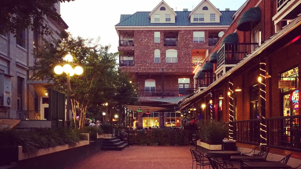 Gainesville, Florida at dusk, in the summertime. Where have all of the college students gone? #goldenhour