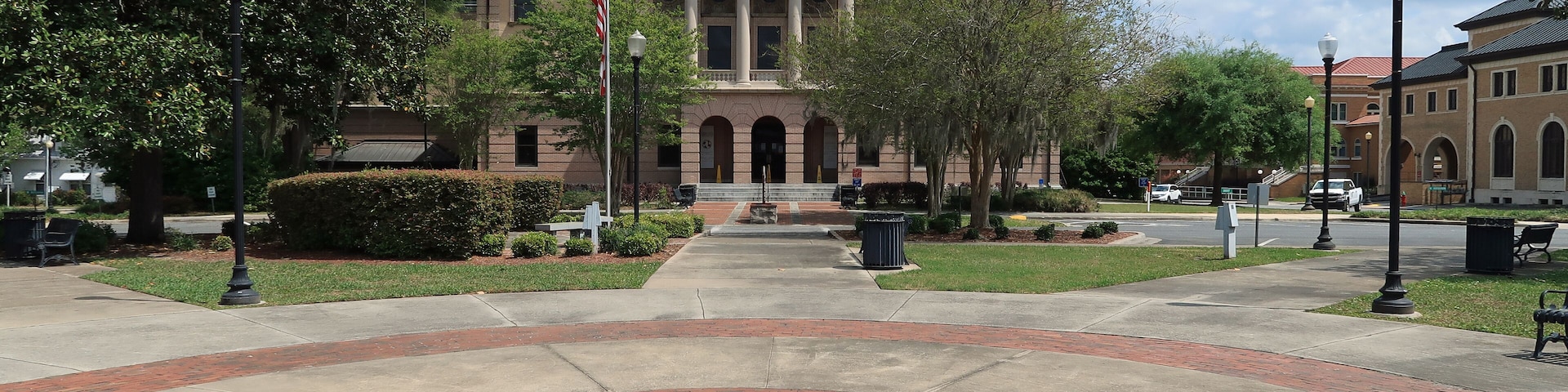 Columbia County Courthouse in Lake City, Florida, United States.