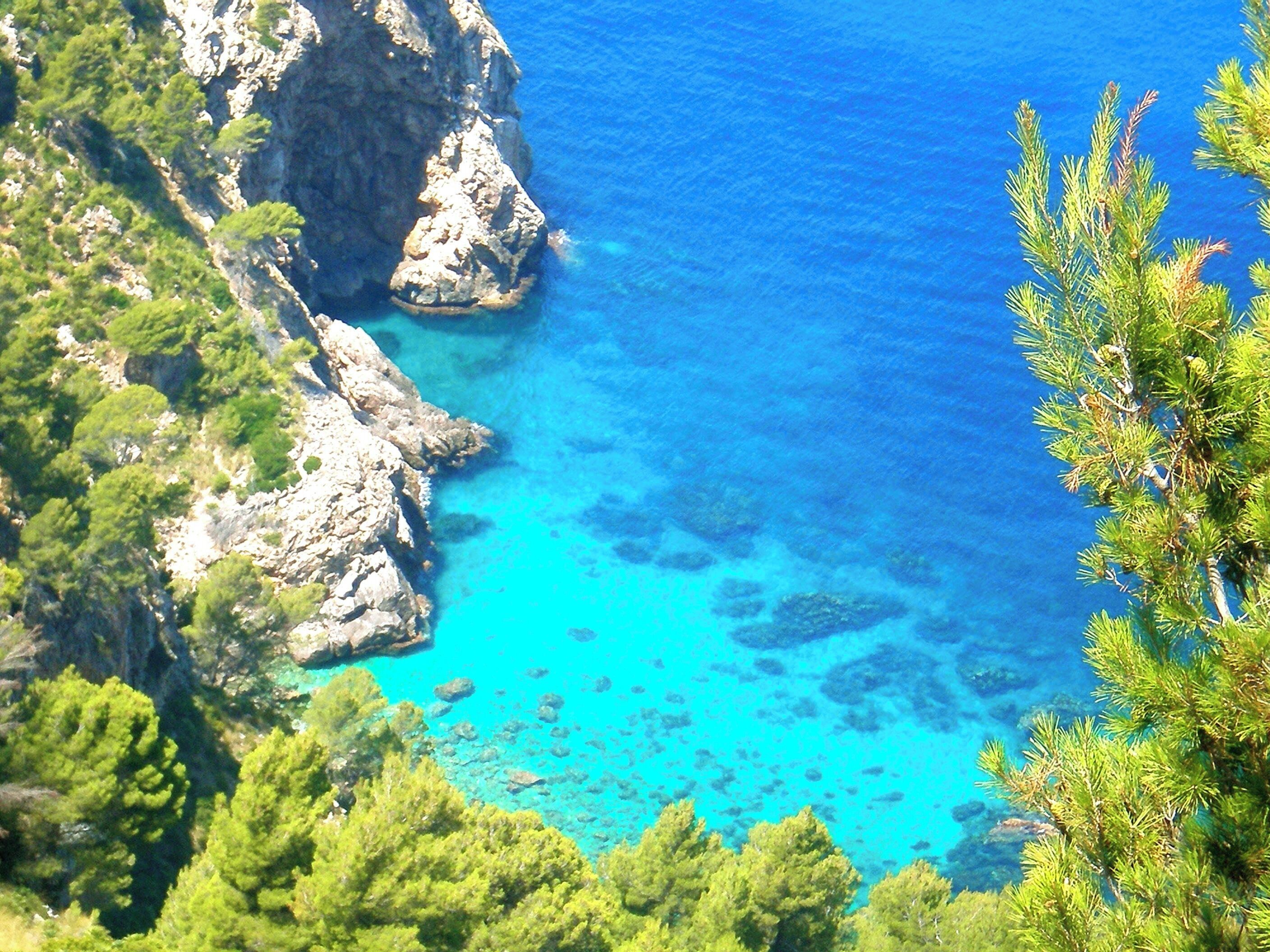 Caleta Es Grau en la Costa Nord de Mallorca