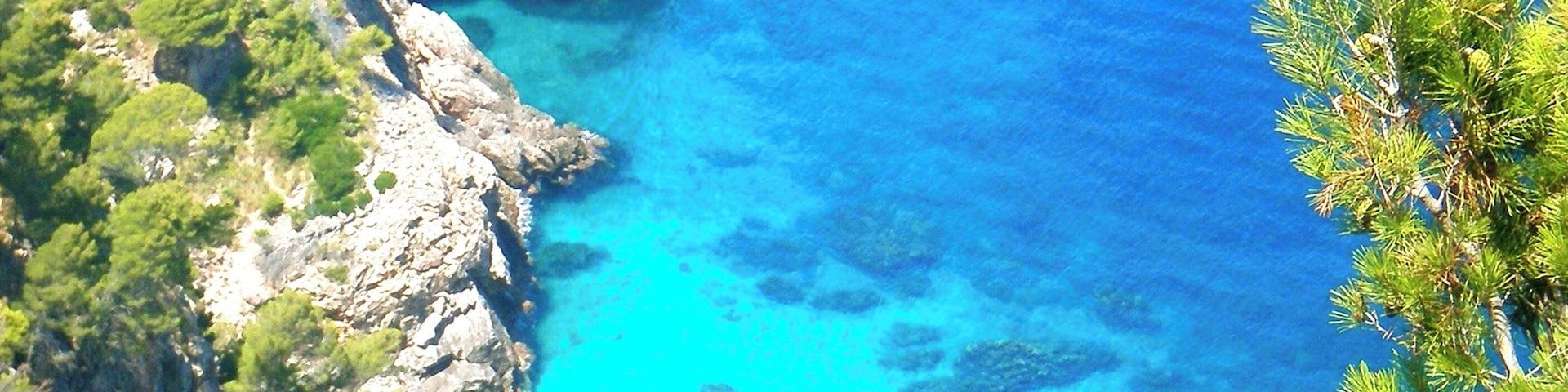 Caleta Es Grau en la Costa Nord de Mallorca