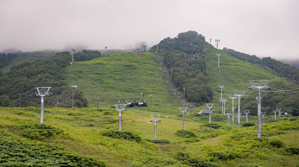 Abuta showing tranquil scenes, mist or fog and landscape views