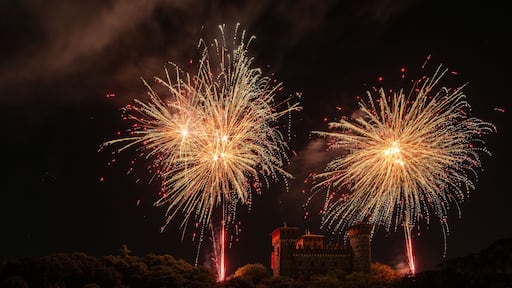 Montichiari, Brescia, Lombardia, Italia, notte bianca,