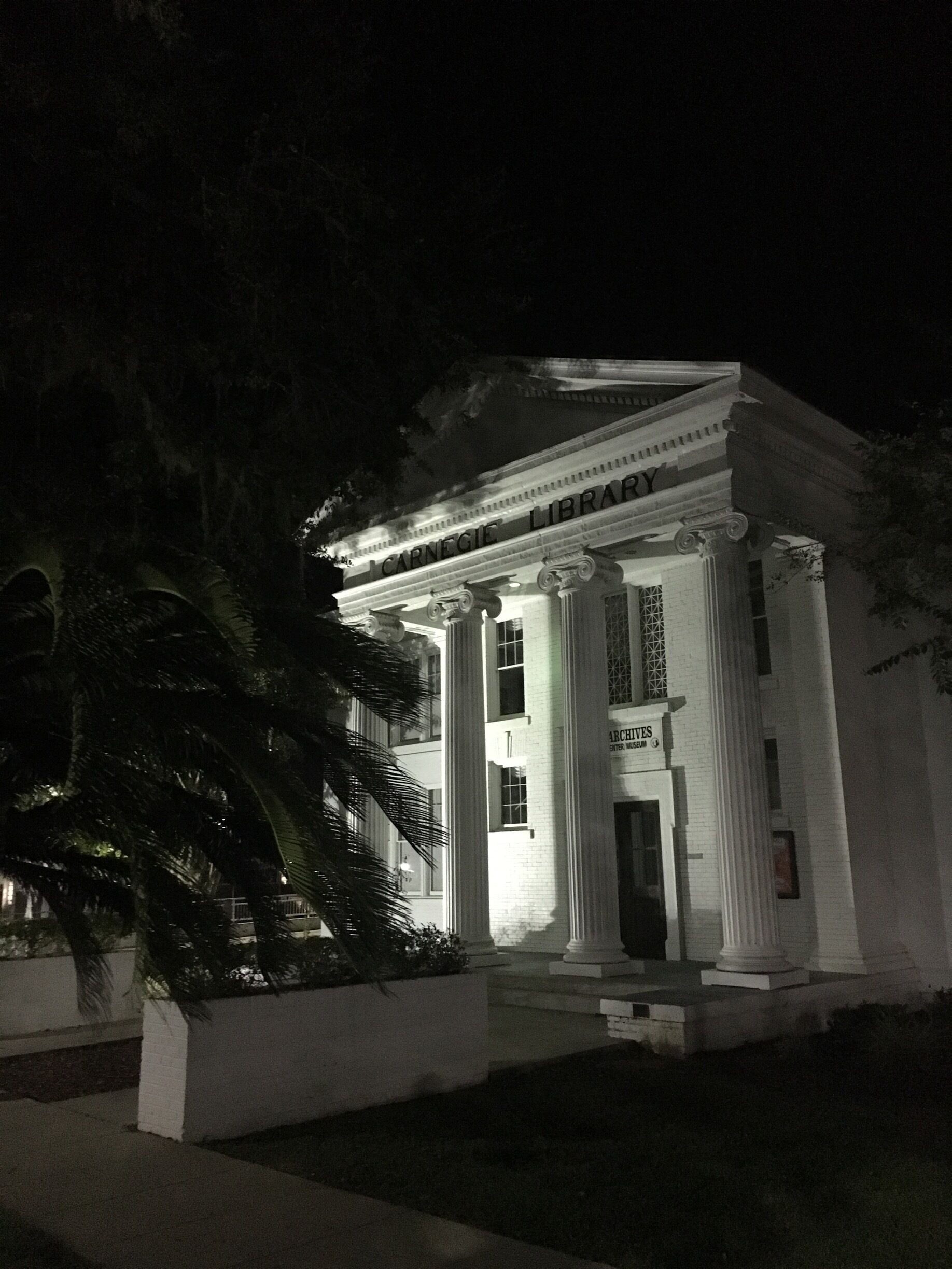 This beautiful building sits just off the quadrangle here at Florida A&M University.  One of the old Carnegie libraries, it now hosts a regional archive and museum for culture. 
