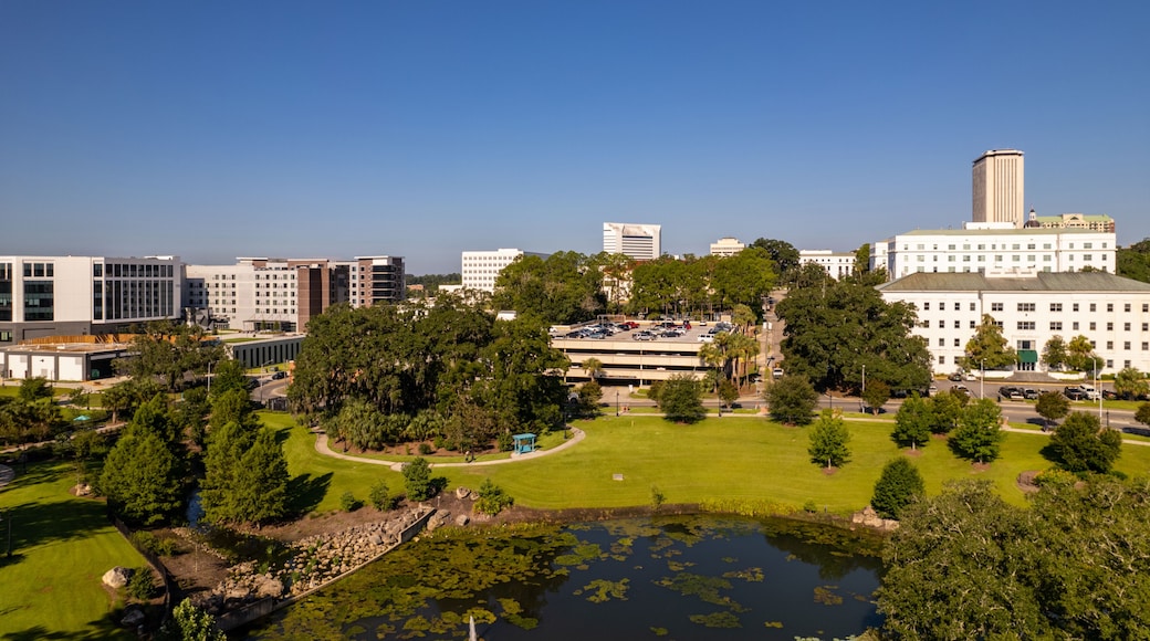 Aerial photo Cascades Park Downtown Tallahassee FL USA