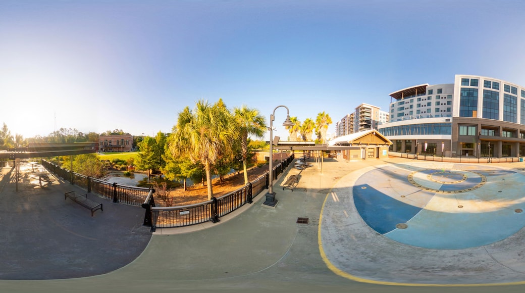 360 photo splash pad at Cascades Park Tallahassee FL circa 2023