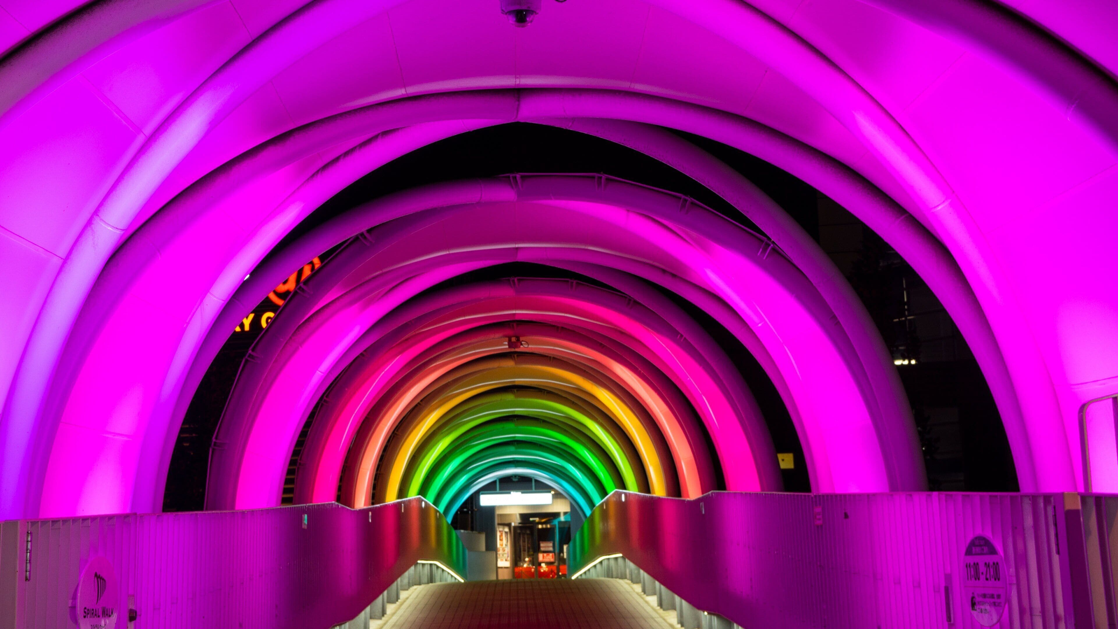 Odaiba which includes interior views