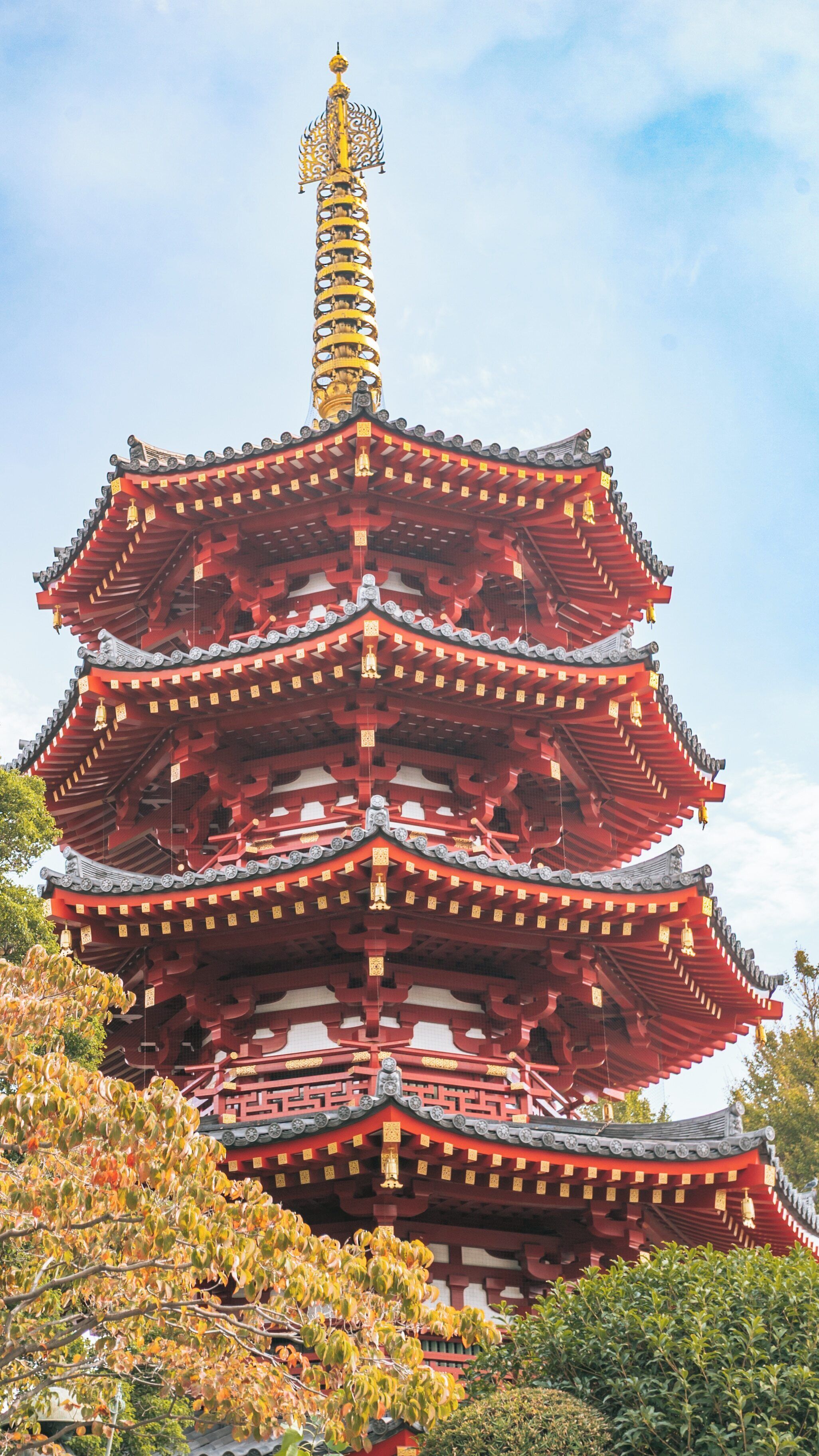 Kawasaki Daishi Temple in Kawasaki Ward showcases traditional Japanese architecture amidst serene surroundings