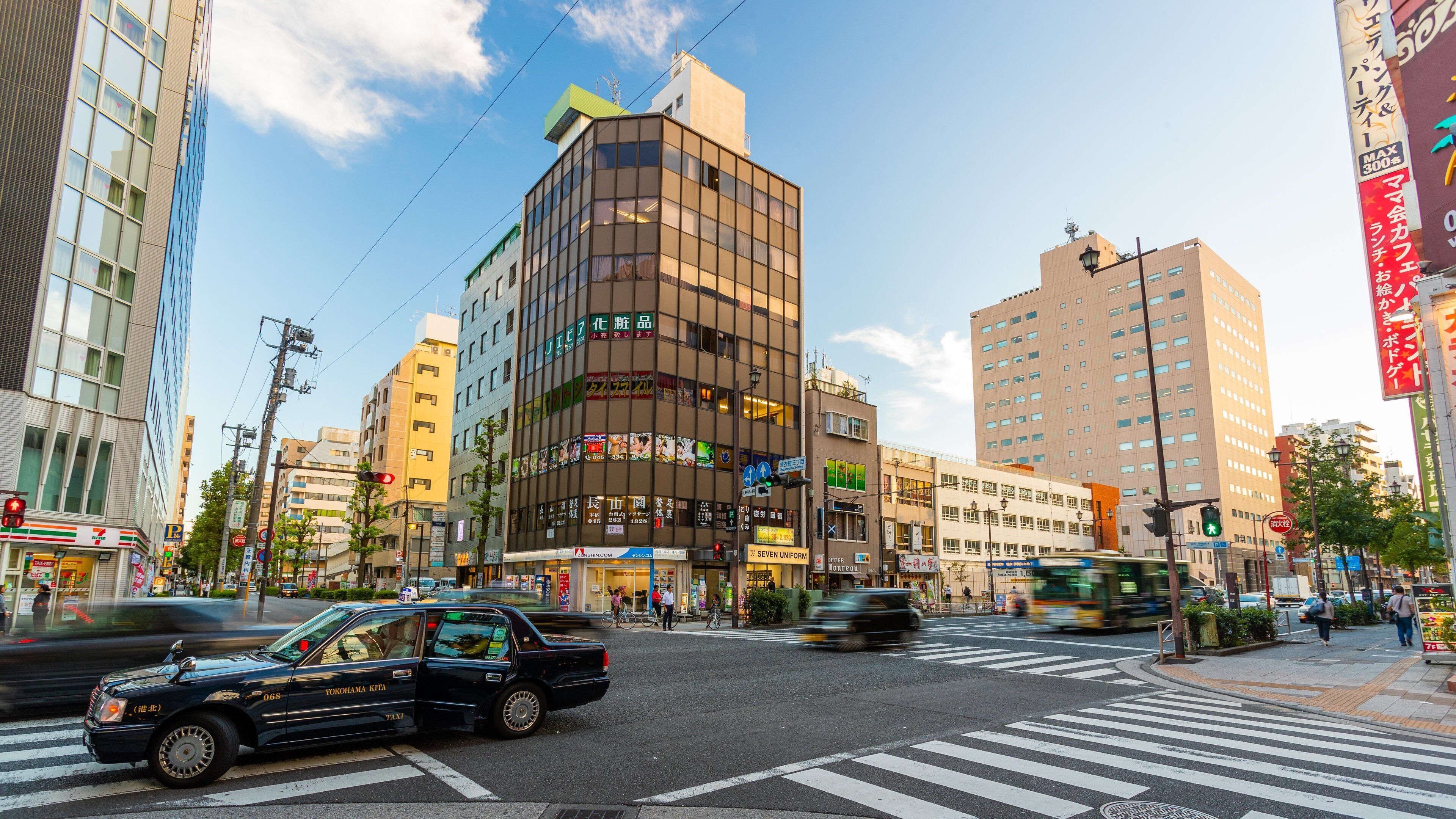 Kannai showing a city