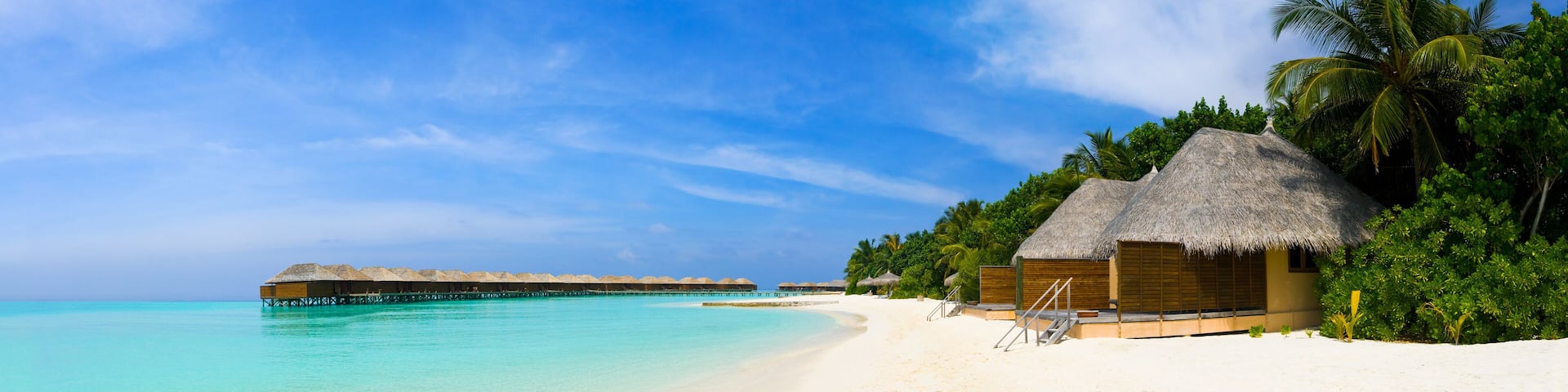 Panorama of tropical beach