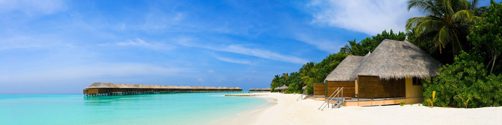 Panorama of tropical beach