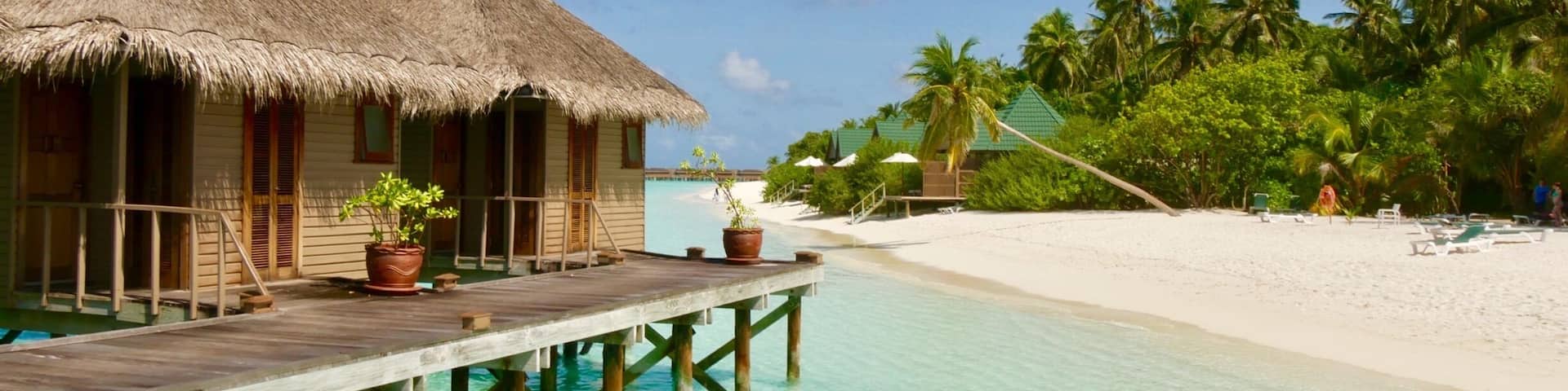 Meeru Island is part of the North Male Atoll in the Maldives. The entire island is one resort, with around 250 individual villas dotted about the island, including right on the beach and over the water. It has to be one of the most relaxing and beautiful places I have ever visited. Can't recommend it enough!